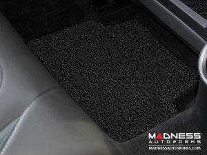 Alfa Romeo Giulia Floor Mats - All Weather - Soft Touch PVC Loop - Front + Rear - Black - RWD